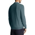 Lyle & Scott Golf Merino Blend v Neck Pullover - Iron Blue