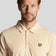 Lyle & Scott 모노그램 Jacquard Golf Polo Shirt -Sand Dune