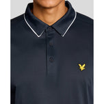 Lyle & Scott Collar Collar Golf Polo Shirt - Navy Gelap