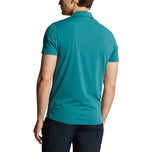 Lyle & Scott Contrast Packet Golf Polo Shirt - Albatross/Jet Black