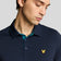 Lyle & Scott Contrast Packet Golf Polo Shirt - Dark Navy/Albatross