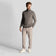 Lyle & Scott Core 1/4 Zip Merino Mix -Mid Grey Marl