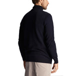 Lyle & Scott Core 1/4 Zip Merino Mix - Angkatan Laut Gelap