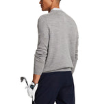 Lyle & Scott Merino Blend V -Neck Knit - Mid Grey Marl