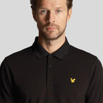 Lyle & Scott Golf Tech Polo Shirt - Jet Black