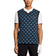 Lyle & Scott Golf v Neck Cotton Argyle 조끼 - 다크 해군