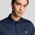 Lyle & Scott Gradient Golf Polo Shirt - Angkatan Laut Gelap