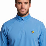 Lyle & Scott Mesh Paneled 코스 골프 미드 레이어 - 질소