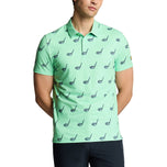 Lyle & Scott Micro Club 인쇄 골프 폴로 셔츠 - 해안선