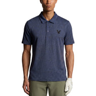 Kaos Polo Golf Kontur Cetak Lyle & Scott - Ryder Blue