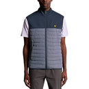 Lyle &amp; Scott Sports Fleece Hybrid Golf Gilet - True Indigo/Steel Indigo