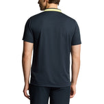 Lyle & Scott Tipped Golf Polo Shirt - Dark Navy/Solar Marker