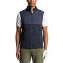 Lyle &amp; Scott Windjammer Gilet Golf Ritsleting Penuh - Biru Laut Gelap