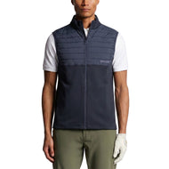 Lyle & Scott Windjammer Full Zip Golf Gilet - Mörk marinblå