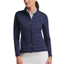 Jaket Golf Hybrid Merge Wanita Peter Millar - Biru Laut