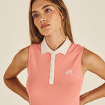 Malbon 女式 Paloma 高尔夫 Polo 衫 - 白色