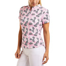 Nivo Dam Lynda Mock Neck Golftröja - Rose/Navy