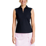 Nivo Women's Nikki II Sleeveless Golf Polo Shirt - Black