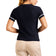 Kaos Polo Golf Rajutan Nyla V-Neck Wanita Nivo - Navy