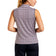 Nivo Women's Vivia Sleeveless Mock Neck Golf Shirt - White/Navy
