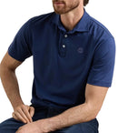 Polo Golf Katun Fleksibel Mahkota Pria Peter Millar - Angkatan Laut Atlantik