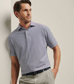 Peter Millar Hales Performance Jersey Golf Polo Shirt - Svart