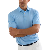 Kemeja Polo Golf Jersi Pepejal Peter Millar - Hitam (Salinan)