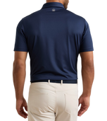 Peter Millar 솔리드 퍼포먼스 저지 골프 폴로 셔츠 - 네이비