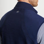 Peter Millar Vista Hybrid Full -Zip Golf Vest - Navy