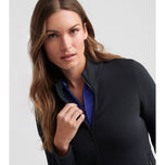 Peter Millar Dam Katy Full Zip Golf Mellanlager - Svart