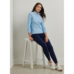 Peter Millar Women's Melange Raglan Lengan 1/4 Zip Midlayer - Bonnet