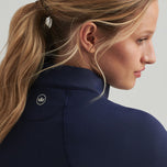 Peter Millar Women's Women's Raglan Sleeve Perth 1/4 Midlayer - Navy