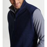 Peter Millar Vista Hybrid Full -Zip Golf Vest - Navy