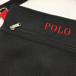 Tas Bahu Bordir Polo Golf Ralph Lauren Pony - Polo Black Multi