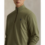 Polo Performance Ralph Lauren Fine Gauge Terry Half Zip - Fatigue