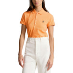 Polo Performance Ralph Lauren Women's Cotton skräddarsydd Fit Polo Shirt - Classic Peach