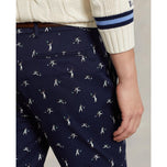 Performa Polo Ralph Lauren Dicetak Lurus Fit Chino Short - Pemain Angkatan Laut Prancis