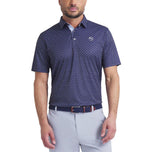 Puma Pure 2.0 Circle Cat 골프 셔츠 - 깊은 해군/화이트 글로우