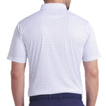 Kemeja Golf Kucing Pure 2.0 Circle Circle - Glow White/Deep Navy