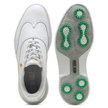 Kasut Golf Wingtip Puma Royale - Puma White/Vapor Grey/Grassy Green