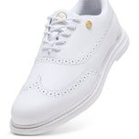 Kasut Golf Wingtip Puma Royale - Puma White/Vapor Grey/Grassy Green