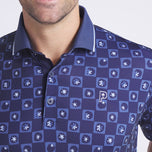 Puma x PTC 마이크로 골프 폴로 셔츠 - 깊은 해군