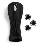 RLX 랄프 로렌 자수 하이브리드 헤드 커버 - 블랙