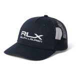 RLX RALPH LAUREN TRUCKER GOLF CAP- 정제 된 해군