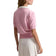 RLX Ralph Lauren Wanita 2/48 Katun Campuran Lengan Pendek Rajutan Golf Polo Shirt - Pink Muda/Putih Splash