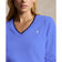 RLX Ralph Lauren Cotton Blend V -Neck Golf Jumper - Greenwich Blue
