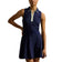 RLX Ralph Lauren Women's Stretch Sleeveless 1/4 Zip Golf Dress - Refined Navy/Ceramic White