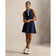 RLX Ralph Lauren Women's Stretch Sleeveless 1/4 Zip Golf Dress - Refined Navy/Ceramic White