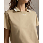 Kemeja Polo Golf Tour Pique Wanita RLX Ralph Lauren - Coklat Klasik