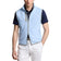 RLX Ralph Lauren Paneled Stretch Terry Golf Vest - Office Blue